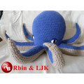 2015 new kid blue stuffed octopus